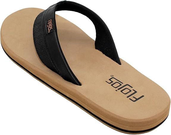 Flojos Ryan Men's Sandal (846- Black/Tan)